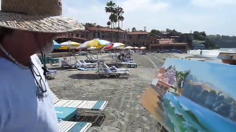 Kevin Anderson Painting La Jolla Beach Tennis Club (High Compression) 2.m4v